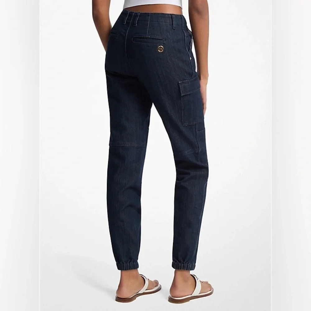 Michael Kors Denim Cargo Jeans - New - Size 16
